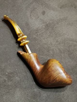 Vintage Smoking Pipe BJARNE Made in DENMARK Hand - Carved 2