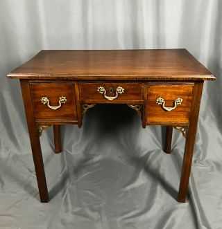 Antique 18th Century George Iii Mahogany Dressing Table - Available