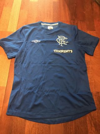 Rare Glasgow Rangers Classic Umbro 12 - 13 Vintage Home Football Shirt Jersey Top
