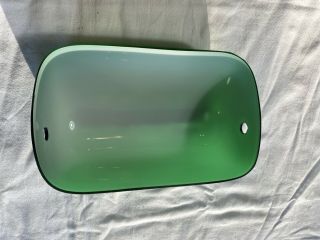 Vintage Replacement Shade Green Glass for Banker ' s Desk Lamp 2