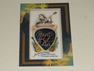2008 Topps Allen & Ginter Framed Autograph Pick Silver Ink Auto Marcus Henderson