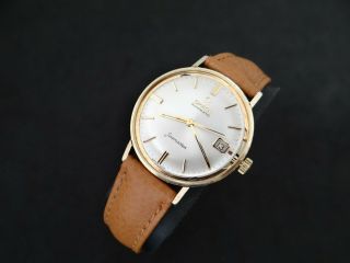 Vintage Omega Seamaster 14k Solid Yellow Gold Automatic Cal 560