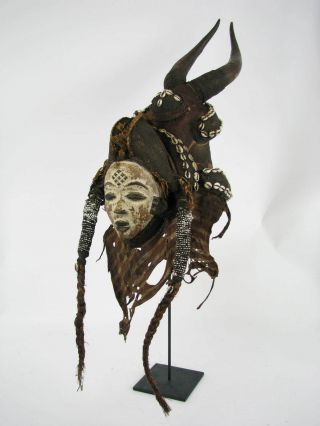 Gothamgallery Fine African Art - Drc Gabon Punu Tribal Mask - P