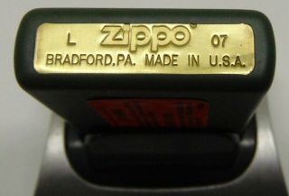 ZIPPO LIGHTER SPECIAL FORCES DEATH HEAD MESS WITH THE BEST DIE LIKE THE REST 2