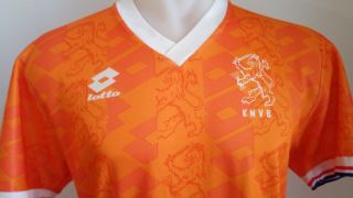 jersey shirt trikot vintage lotto HOLLAND 90s home S? Rare Ajax Feyenoord PSV 3