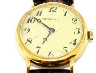 Rare Antique / Vintage 14k Yellow Gold Tiffany & Co Watch W/concord Movement