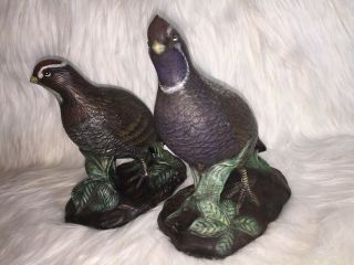 Vintage Holland Mold Quail Ceramic Figurine Pheasant Bird 7 