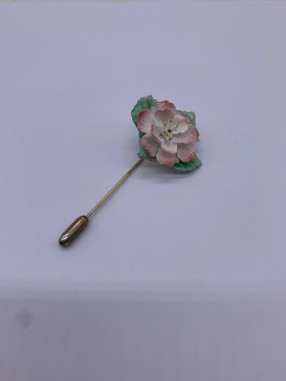 Vintage Scruples Hand painted Sine English Bone China Brooch Pin 3