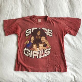Vintage Spice Girls T Shirt Red Size Small