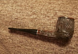 Vintage Sportsman Carved Billiard Imported Briar Tobacco Smoking Pipe.