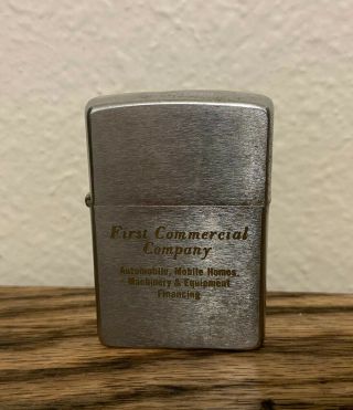 Vintage Zippo Cigarette Lighter Ad Advertising - First Commerical Co
