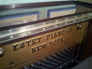 Antique Piano,  Estey Upright,  Made Circa 1886.  You Provide Transportation.