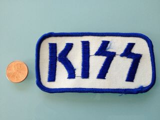 Vintage Kiss Rock Band Patch Rare Sew On