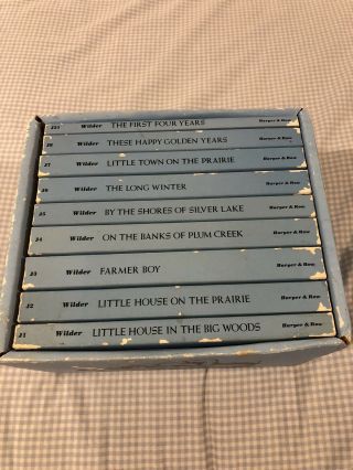 Little House On The Prairie By Laura Ingalls Wilder Set Of 9 Book 1971 Vintage