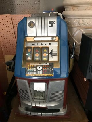 Mills Antique Nickel Slot Machine 3
