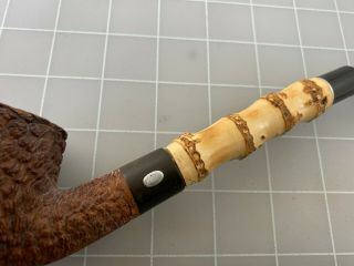Judd ' s LARGE Ropp Briar Pipe w/Bamboo Shank 2