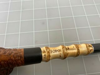 Judd ' s LARGE Ropp Briar Pipe w/Bamboo Shank 3