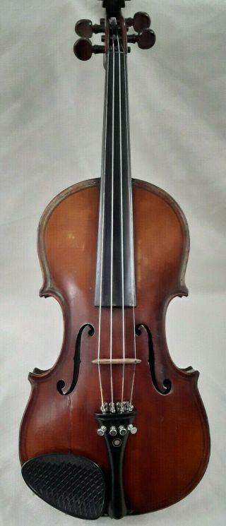 Antique Eduard Reichert 4/4 Violin 1896 Dresden Germany With Bow And Hard Case