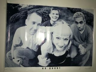 Vintage No Doubt/gwen Stefani " Sitting On The Ground " Glossy Poster