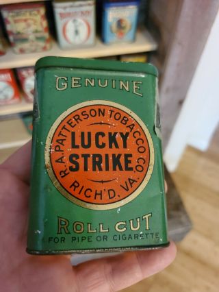 Lucky Strike Vertical Pocket Tobacco Tin