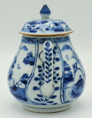 Kangxi Period (17th/18th) Century Chinese Antique Blue & White Porcelain Teapot 3