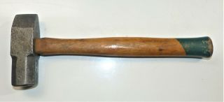 Vintage B&o Rr 2 Pound Straight Peen Sledge Hammer Inv14417