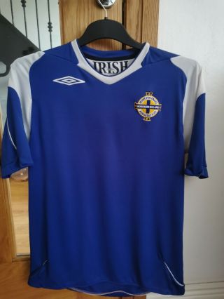 2006 - 08 Northern Ireland Away Shirt (very Good) Medium (vintage Rare)