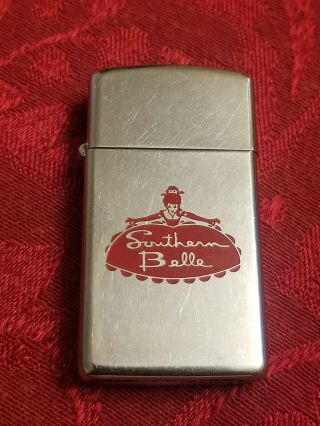 Vintage Rare Southern Belle Dairy Company Cigarette Lighter Zippo 1984