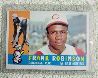 1960 Topps Frank Robinson Cincinnati Reds 490 Baseball Card