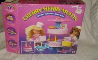 Mattel Cherry Merry Muffin Cherry Surprise Bake Shop - - Complete,  Box Vintage 1989