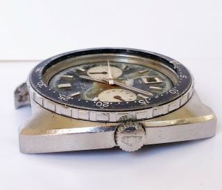 RARE Tag Heuer Autavia 1163V Automatic 17 Jewels Chronograph 1970s Watch SPARES 3