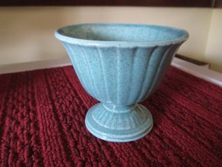 Red Wing Speckled Blue Mid - Century Planter M 5004 Vintage,
