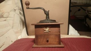 Vintage Antique Hand Crank Cast Iron Tobacco Chopper/shredder/cutter/grinder.