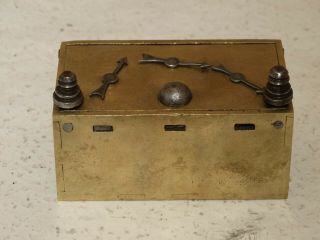 Rare Cast Brass Strong Box Money Box 17th - 18th Century