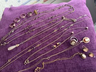 Vintage Costume Jewellery,  Some Sarah Coventry,  Necklaces/brooches/rings