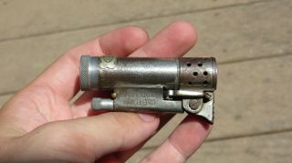 WW2 Trench Lighter R SPLENDID FLAM PARE FLAMME WINDLIGHTER PRE1941 TAX PLATE 3
