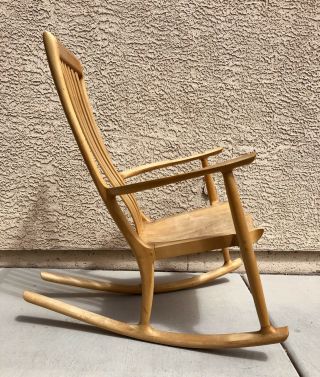 Vintage Studio Craft Rocking Chair By Robert Erickson (MCM/Sam Maloof Style) 2