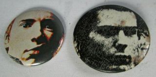 Sex Pistols Sid & Johnny Vintage 2 X Early 1980s Us Badges Pins Buttons Punk