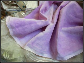 Antique Vintage Soft Cotton Velvet Fabric Fragment Gorgeous Pink Shade