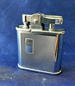 Vintage Ronson Whirlwind Petrol Flint Pocket Lighter C1941