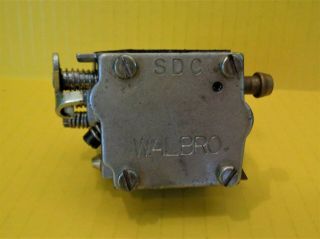 Vintage Mcculloch Mac 10 - 10 Automatic Chainsaw Part: Walbro Sdc 37 Carburetor