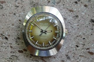 Vintage Poljot (Полёт) 17 Jewels Ussr Mechanical Watch.