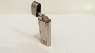 Vintage French Silver Plated Cartier Lighter Not