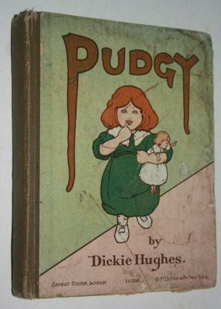 Pudgy Rare 1909 Dickie Hughes Ernest Nister Old Vintage Child 