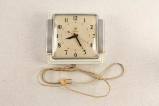 Vintage Mid Century Telechron Electric Wall Clock