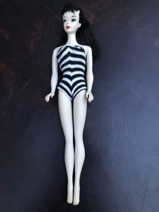 Vintage Brunette Ponytail Barbie Doll 3 / Mattel