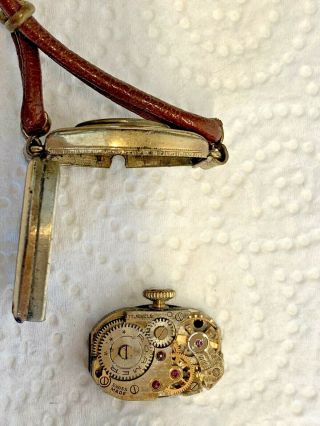 Vintage: Ladies Art Deco ROAMER 17 Jewel Watch - missing glass T69 Swiss Made 3