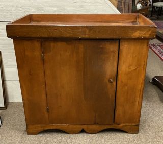 Authentic Antique Early England Country Pine Dry Sink C1800 Country Kitchen