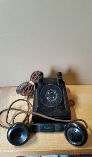 old vintage 1945 bell western electric partyline phone 3