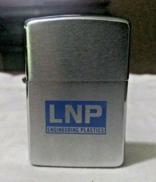 Vintage 1967 Zippo Advertising Lighter Lnp Engineering Plastics Unfired